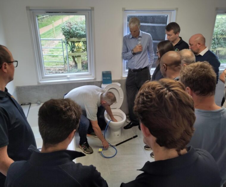 group observing CIWEM PFR training