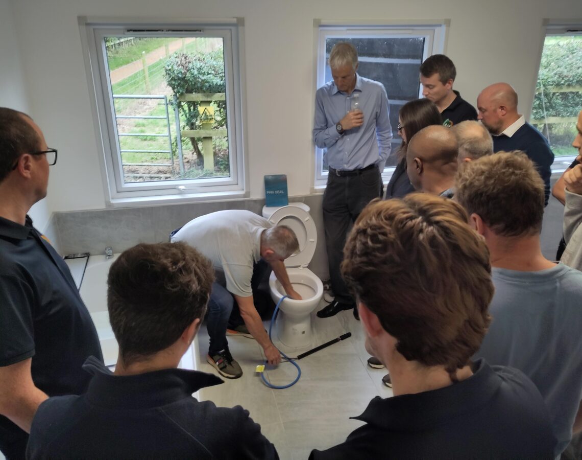 group observing CIWEM PFR training